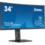 LCD Monitor, IIYAMA, XCB3494WQSN-B5, 34, Curved/21 : 9, Panel VA, 3440x1440, 21:9, Matte, 0.4 ms, Speakers, Swivel, Height adjustable, Tilt, Colour Black, XCB3494WQSN-B5