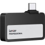 External SSD, LEXAR, SL400, 1TB, USB-C, Write speed 1000 MBytes/sec, Read speed 1050 MBytes/sec, LSL400X001T-RNBNG