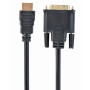CABLE HDMI TO DVI 0.5M/CC-HDMI-DVI-0.5M GEMBIRD