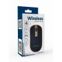 MOUSE USB OPTICAL WRL BLACK/GOLD MUSW-4B-06-BG GEMBIRD