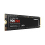SSD, SAMSUNG, 990 PRO, 2TB, M.2, PCIE, NVMe, MLC, Write speed 6900 MBytes/sec, Read speed 7450 MBytes/sec, 2.3mm, TBW 1200 TB, MTBF 1500000 hours, MZ-V9P2T0BW