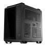 Case, ASUS, TUF Gaming GT502 Horizon, MidiTower, Case product features Transparent panel, Not included, ATX, MicroATX, MiniITX, Colour Black, TUFGAMINGGT502HORIZON