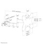 TV SET ACC POLE MOUNT 23-42/FL40-450BL12 NEOMOUNTS
