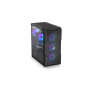 Case, ENDORFY, Regnum 400 ARGB, MidiTower, Case product features Transparent panel, Not included, ATX, MicroATX, MiniITX, Colour Black, EY2A009