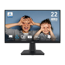 LCD Monitor, MSI, PRO MP225V, 21.45, Business, Matte, Panel VA, 1920x1080, 16:9, 100 ??, 1 ms, Colour Black, PROMP225V