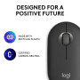 MOUSE USB OPTICAL WRL M350S/BLACK 910-007015 LOGITECH