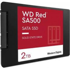 SSD, WESTERN DIGITAL, Red SA500, 2TB, SATA 3.0, Write speed 520 MBytes/sec, Read speed 560 MBytes/sec, 2,5, TBW 500 TB, MTBF 1750000 hours, WDS200T2R0A