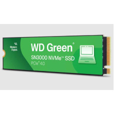 SSD, WESTERN DIGITAL, Green, 500GB, M.2, PCIe Gen4, NVMe, Write speed 4100 MBytes/sec, Read speed 5000 MBytes/sec, 2.3mm, TBW 100 TB, WDS500G4G0E