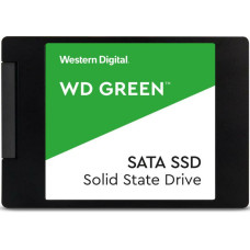 SSD, WESTERN DIGITAL, Green, 2TB, SATA, Read speed 545 MBytes/sec, 2,5, MTBF 1000000 hours, WDS200T2G0A