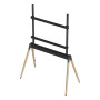 TV SET ACC FLOOR STAND 55-86/BLK/WOOD TVS-86F-01-BK GEMBIRD