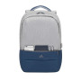 NB BACKPACK ANTI-THEFT 17.3/7567 GREY/DARK BLUE RIVACASE