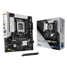Mainboard, ASROCK, LGA 1851 (Socket V1), RAM DDR5-SDRAM, 2xSlots, H810M-XGEN5WIFI