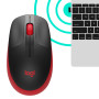 MOUSE USB OPTICAL WRL M190/RED 910-005908 LOGITECH