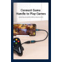 CABLE USB2.0C MALE TO A FEMALE/0.15M BLACK CCSBB VENTION