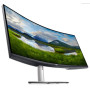 LCD Monitor, DELL, S3422DW, 34, Curved/21 : 9, Panel VA, 3440x1440, 21:9, Matte, 4 ms, Speakers, Height adjustable, Tilt, 210-AXKZ