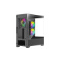 Case, XILENCE, XG172, MidiTower, Case product features Fan control panel/Transparent panel, Not included, Colour Black, XG172