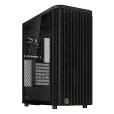 Case, ASUS, ProArt PA401 Wood Edition - Tempered Glass Panel, MidiTower, Case product features Transparent panel, Not included, ATX, Colour Black, PROARTPA401WOODTGPWM
