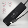 I/O HUB USB-C TRAVEL/0.19M HUE-C2C AXAGON
