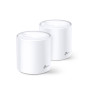 Wireless Router, TP-LINK, Wireless Router, 2-pack, 1800 Mbps, Mesh, IEEE 802.11a, IEEE 802.11n, IEEE 802.11ac, IEEE 802.11ax, DECOX20(2-PACK)
