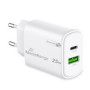 POWER ADAPTER USB/USB-C 25W/FAST MRMA112-2 MEDIARANGE