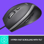 MOUSE USB OPTICAL M500S/BLACK 910-005784 LOGITECH