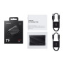 External SSD, SAMSUNG, T9, 2TB, USB 3.2, Write speed 1950 MBytes/sec, Read speed 2000 MBytes/sec, MU-PG2T0B/EU