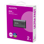 External SSD, ADATA, SE880, 2TB, USB-C, Write speed 2000 MBytes/sec, Read speed 2000 MBytes/sec, AELI-SE880-2TCGY