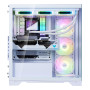 Case, ADATA, INVADER X BTF, MidiTower, Case product features Transparent panel, ATX, MicroATX, MiniITX, Colour White, INVADERXBTFMT-WHCWW