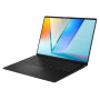 Notebook, ASUS, VivoBook S, 16 OLED, M5606UA-MX087W, CPU Ryzen 7, 8845HS, 3800 MHz, 16, 3200x2000, RAM 16GB, LPDDR5x, SSD 1TB, AMD Radeon Graphics, Integrated, ENG, NumberPad, Card Reader Micro SD, Windows 11 Home, Black, 1.5 kg, 90NB1482-M00610