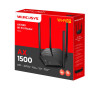 Wireless Router, MERCUSYS, 1500 Mbps, Wi-Fi 6, IEEE 802.11a/b/g, IEEE 802.11n, IEEE 802.11ac, IEEE 802.11ax, 3x10/100/1000M, LAN \ WAN ports 1, Number of antennas 4, MR60X