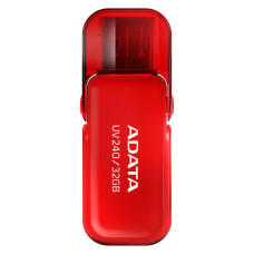 MEMORY DRIVE FLASH USB2 32GB/RED AUV240-32G-RRD ADATA MEMORY DRIVE FLASH USB2 32GB/RED AUV240-32G-RRD ADATA