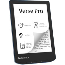 E-Reader,POCKETBOOK,Verse Pro,6,1072x1448,1xUSB-C,Wireless LAN,Bluetooth,Azure,PB634-A-WW