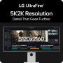 LCD Monitor, LG, 40 , 5120 x 2160 pixels, WUHD, Native aspect ratio 21:9, Curved, 40U990A-W