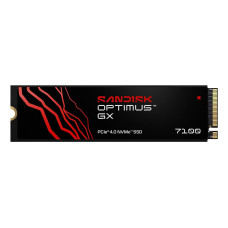 SSD, SANDISK, 1200xTBW rating, MTBF 1750000 h, Read speed 7250 MB/s, Write speed 6900 MB/s, NVMe Yes, PCI Express 4.0, M.2, 2000 GB, SDSP71200TAN-000E0