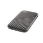 External SSD, WESTERN DIGITAL, My Passport, 1TB, USB-C, Write speed 1000 MBytes/sec, Read speed 1050 MBytes/sec, WDBAGF0010BGY-WESN