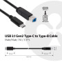 CABLE USB-C TO USB3.1 1M/M/M CAC-1524 CLUB3D