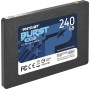 SSD, PATRIOT, Burst Elite, 240GB, SATA 3.0, 3D NAND, Write speed 320 MBytes/sec, Read speed 450 MBytes/sec, 2,5, TBW 100 TB, PBE240GS25SSDR