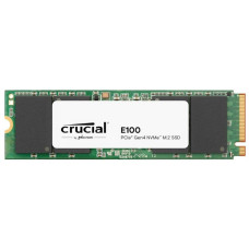 SSD, CRUCIAL, E100, 480GB, M.2, PCIe Gen4, NVMe, 3D NAND, Write speed 2500 MBytes/sec, Read speed 4500 MBytes/sec, CT480E100SSD8