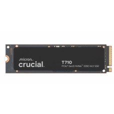 SSD, CRUCIAL, T710, 2TB, M.2, PCIe Gen5, NVMe, Write speed 13800 MBytes/sec, Read speed 14500 MBytes/sec, TBW 1200 TB, CT2000T710SSD8