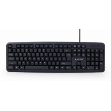 KEYBOARD STANDART USB ENG/BLACK KB-U-103 GEMBIRD