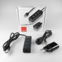 I/O HUB USB3.0 4PORT CHARGING/W/AC 1.2M HUE-S2BP AXAGON