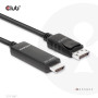 CABLE DP TO HDMI 3M/M/M CAC-1087 CLUB3D