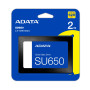 SSD, ADATA, SU650, 2TB, Write speed 450 MBytes/sec, Read speed 520 MBytes/sec, 2,5, TBW 600 TB, MTBF 2000000 hours, ASU650SS-2TT-R