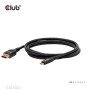 CABLE USB-C TO DP 2M/M/M CAC-1563 CLUB3D