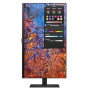 LCD Monitor, SAMSUNG, ViewFinity S8, 32, Business/4K, Panel IPS, 3840x2160, 16:9, 60Hz, 5 ms, Swivel, Pivot, Height adjustable, Tilt, Colour Black, LS32B800PXPXEN