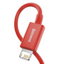 CABLE LIGHTNING TO USB 1M/RED CALYS-A09 BASEUS