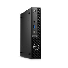 PC, DELL, OptiPlex, Micro Form Factor 7020, Micro, CPU Core i5, i5-14500T, 1700 MHz, RAM 8GB, DDR5, 5600 MHz, SSD 512GB, Graphics card Integrated Graphics, Integrated, EST, Windows 11 Pro, Included Accessories Dell Optical Mouse-MS116 - Black,Dell Multime