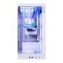 Case, ADATA, INVADER X BTF, MidiTower, Case product features Transparent panel, ATX, MicroATX, MiniITX, Colour White, INVADERXBTFMT-WHCWW