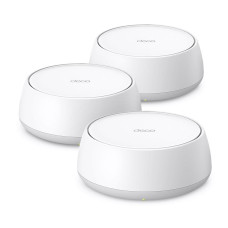 Wireless Router, TP-LINK, Wireless Router, 3-pack, 5000 Mbps, Mesh, Wi-Fi 7, 2x2.5GbE, LAN \ WAN ports 2, Number of antennas 4, DECOBE25(3-PACK)