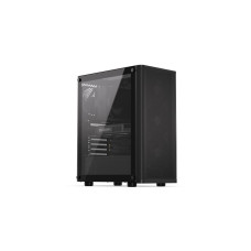 Case, ENDORFY, Ventum 200 Air, MicroTower, Case product features Transparent panel, Not included, ATX, MicroATX, MiniITX, Colour Black, EY2A002